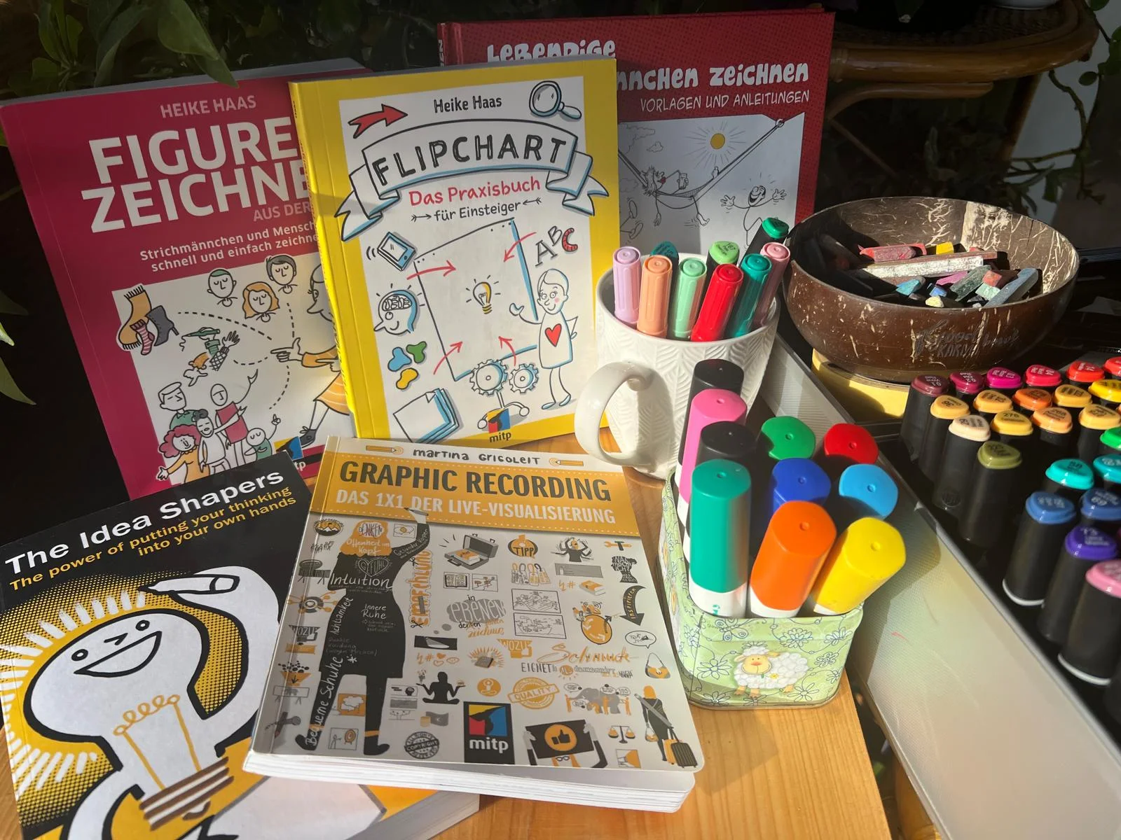 Literatura a pomůcky pro vizuální facilitaci